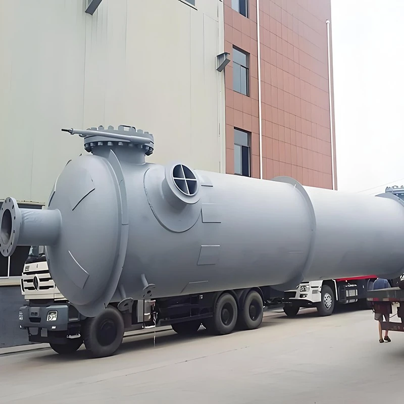 Colonna per la separazione del vapore chimico rivestita in PFA