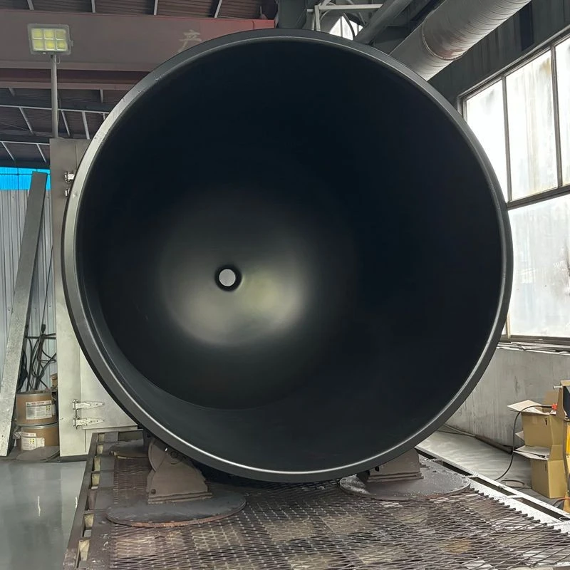 Serbatoio di stoccaggio chimico rivestito in PFA