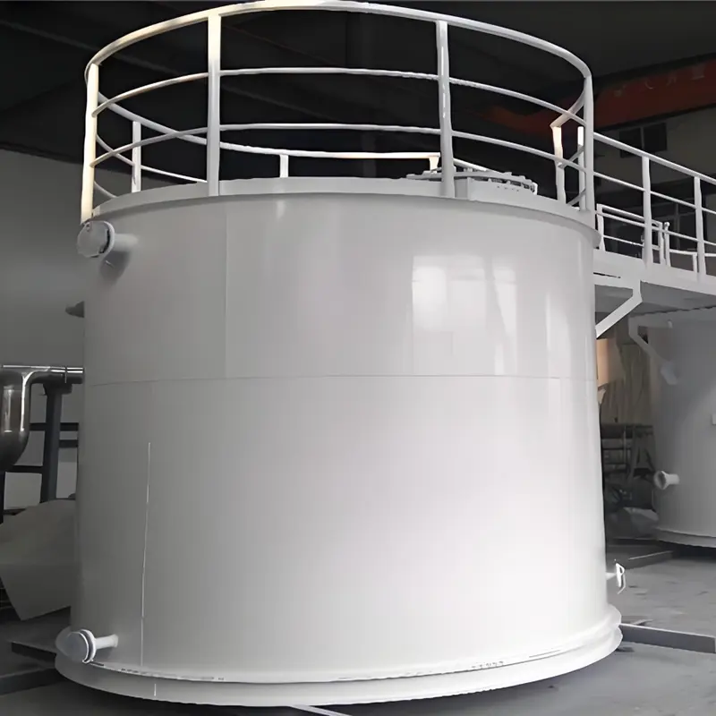 Serbatoio di stoccaggio chimico resistente agli acidi rivestito in PTFE