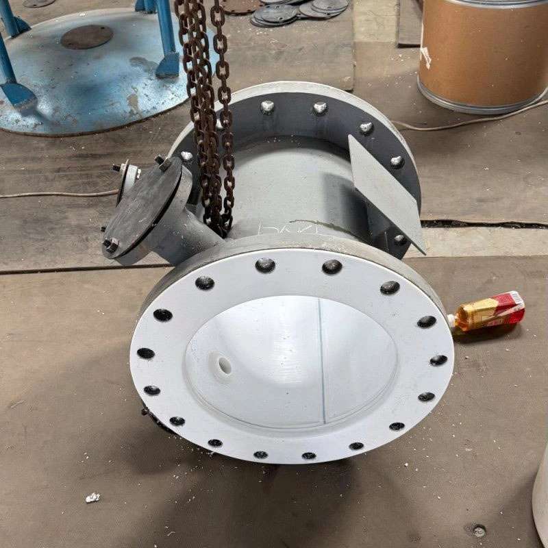 T chimico resistente agli acidi rivestito in PTFE