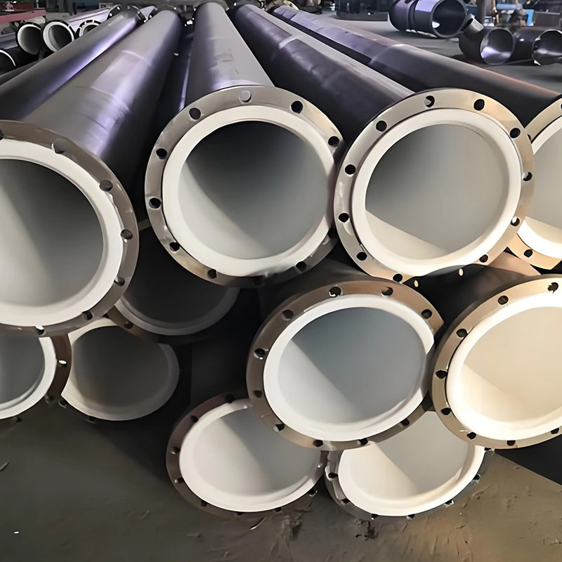 Conduttura chimica industriale rivestita in PTFE